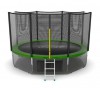 Батут EVO JUMP External 12ft (366 см) + Lower net с внешней сеткой и лестницей + нижняя сеть - Sport Kiosk