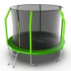 Батут EVO Jump Cosmo 10ft (305 см) (Green) с внутренней сеткой и лестницей - Sport Kiosk