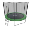 Батут  EVO JUMP External 10ft (305 см) (зеленый)  СКЛАДНОЙ с внешней сеткой и лестницей - Sport Kiosk