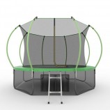 Батут EVO JUMP Internal 12ft (366 см) с внутренней сеткой и лестницей+ нижняя сеть - Sport Kiosk