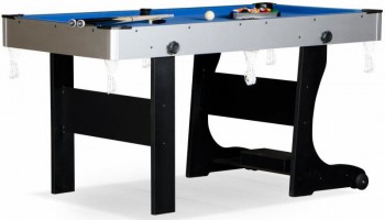 Складной бильярдный стол для пула «Team I» 5 ф (черный) ЛДСП - Sport Kiosk
