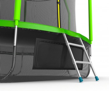 Батут EVO JUMP Cosmo 10ft (305 см) + Lower net с внутренней сеткой и лестницей + нижняя сеть - Sport Kiosk