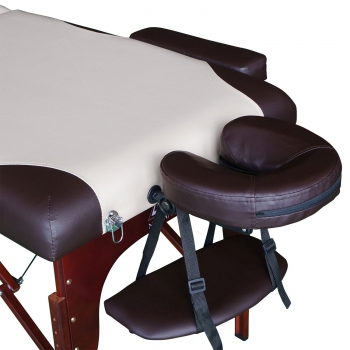 Массажный стол DFC NIRVANA Relax Pro "бежевый с коричневым" - Sport Kiosc