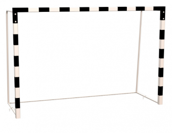 Ворота ZSO для мини-футбола, гандбола с разметкой, профиль 80х80 мм (без сетки) - Sport Kiosk